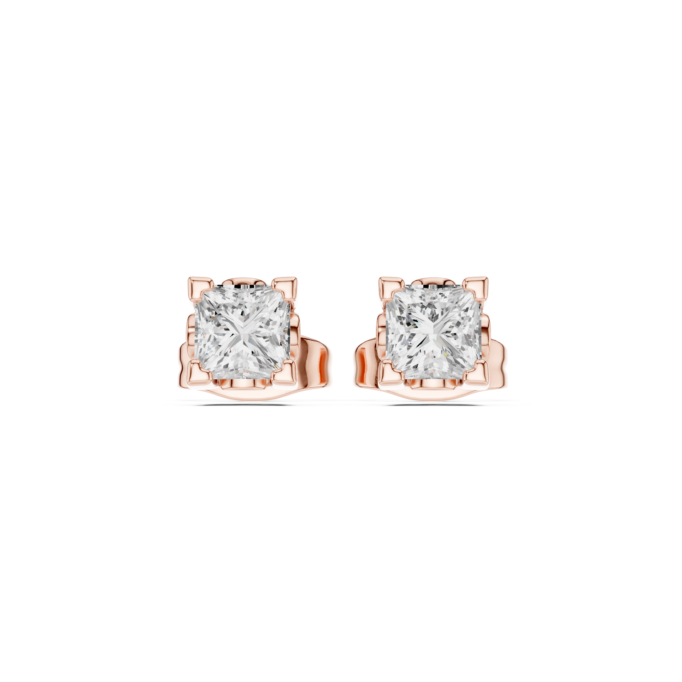 Timeless Princess Diamond Lab Grown Diamond Earrings