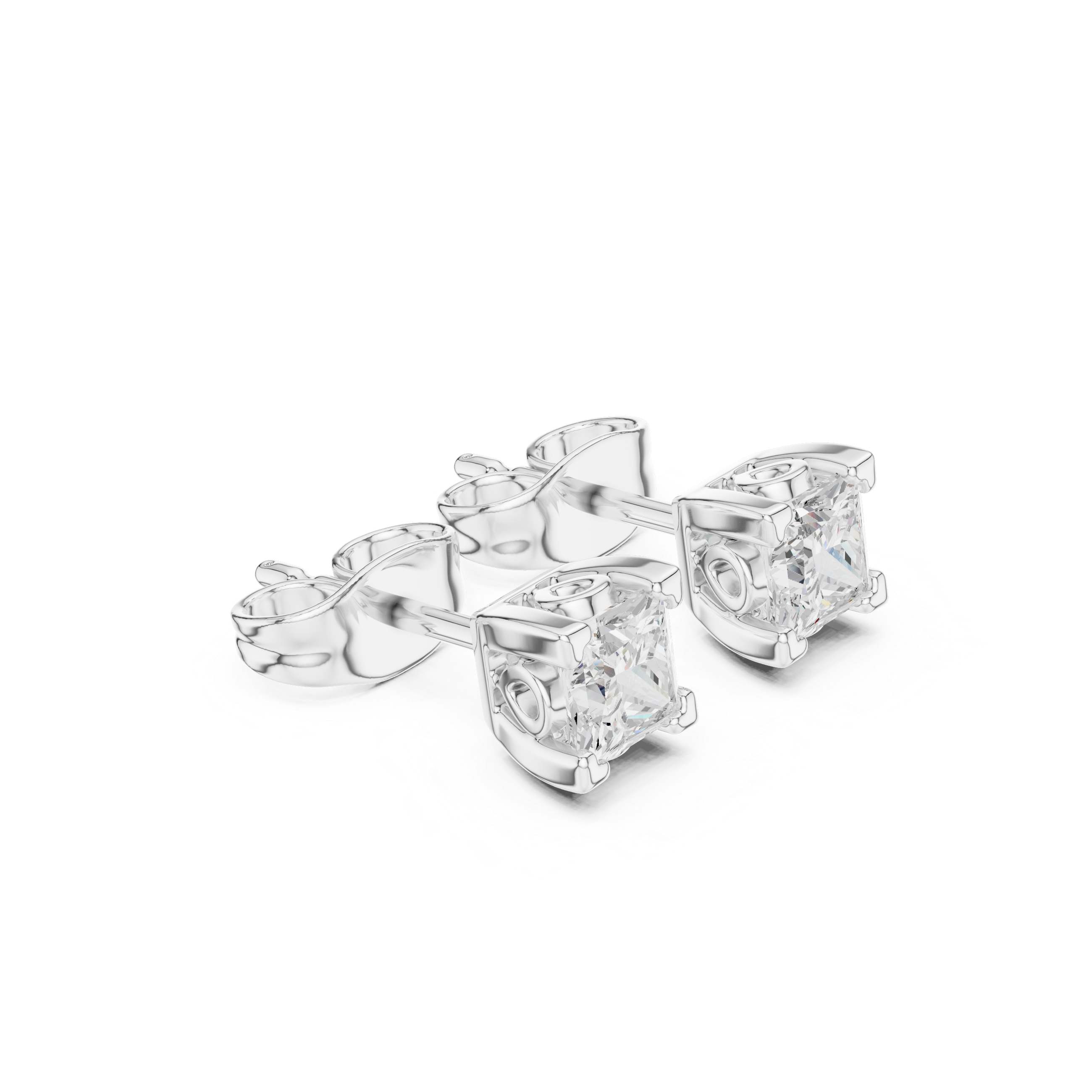 Timeless Princess Diamond Lab Grown Diamond Earrings