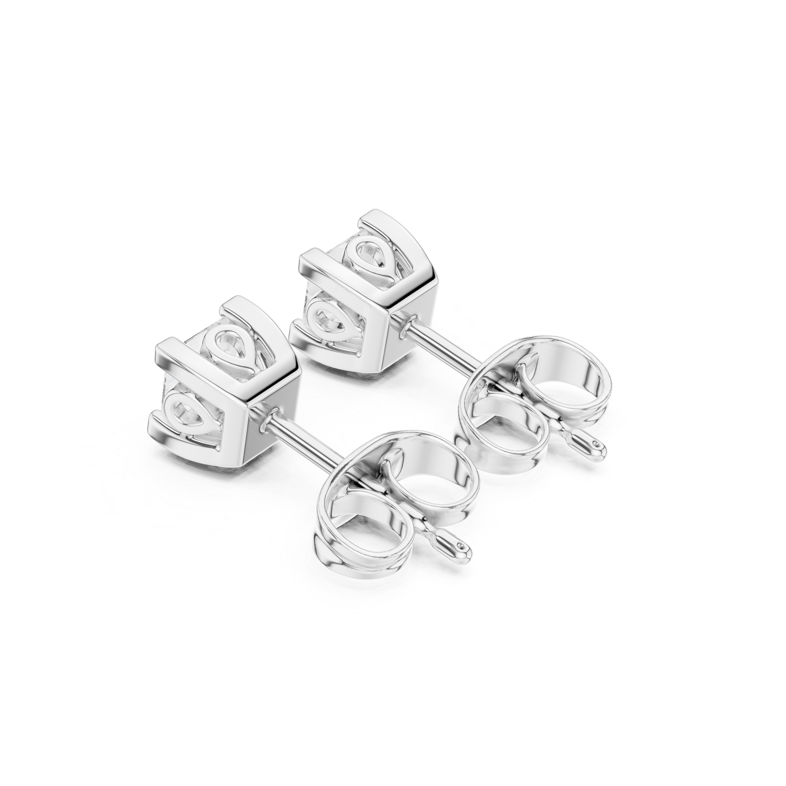 Timeless Princess Diamond Lab Grown Diamond Earrings
