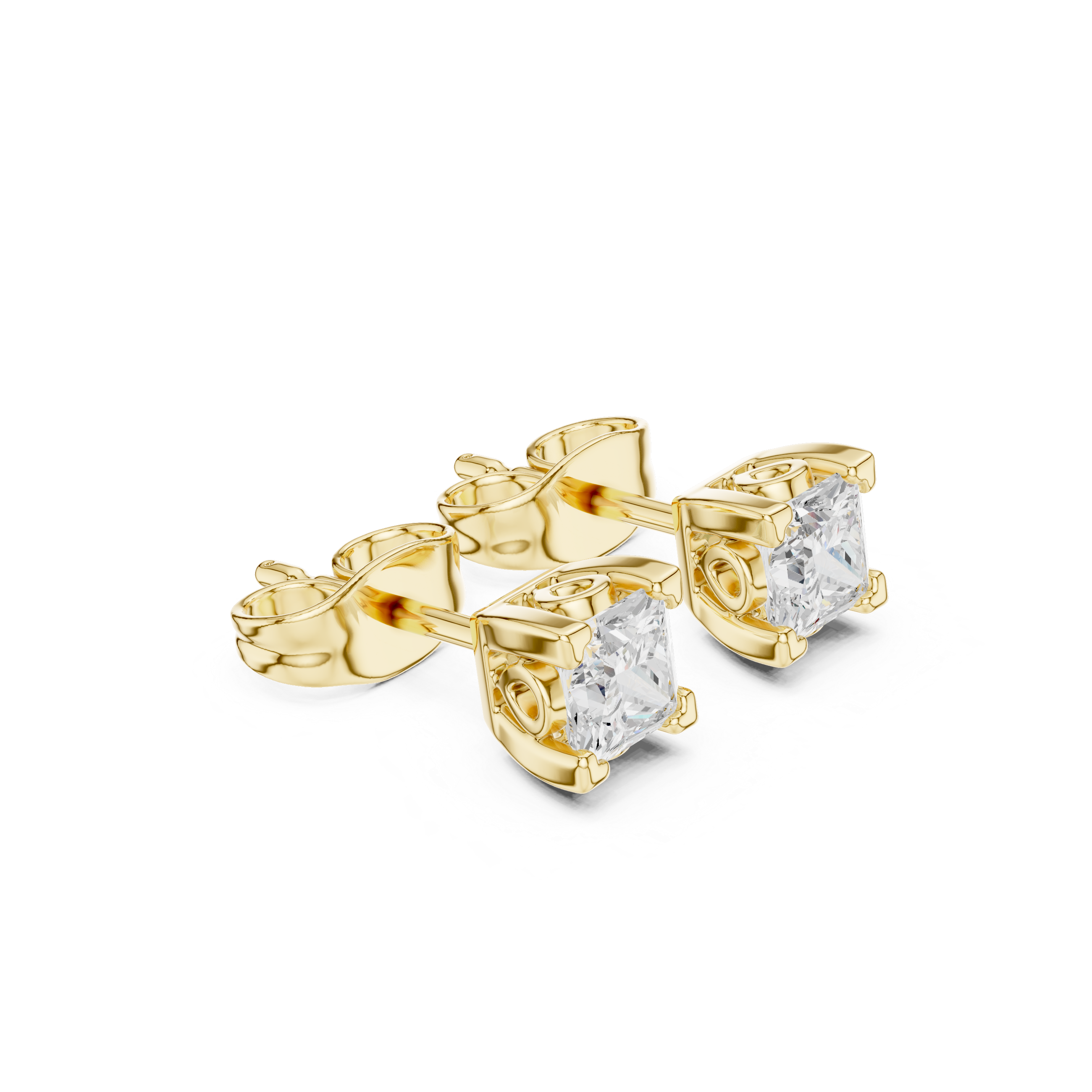 Timeless Princess Diamond Lab Grown Diamond Earrings