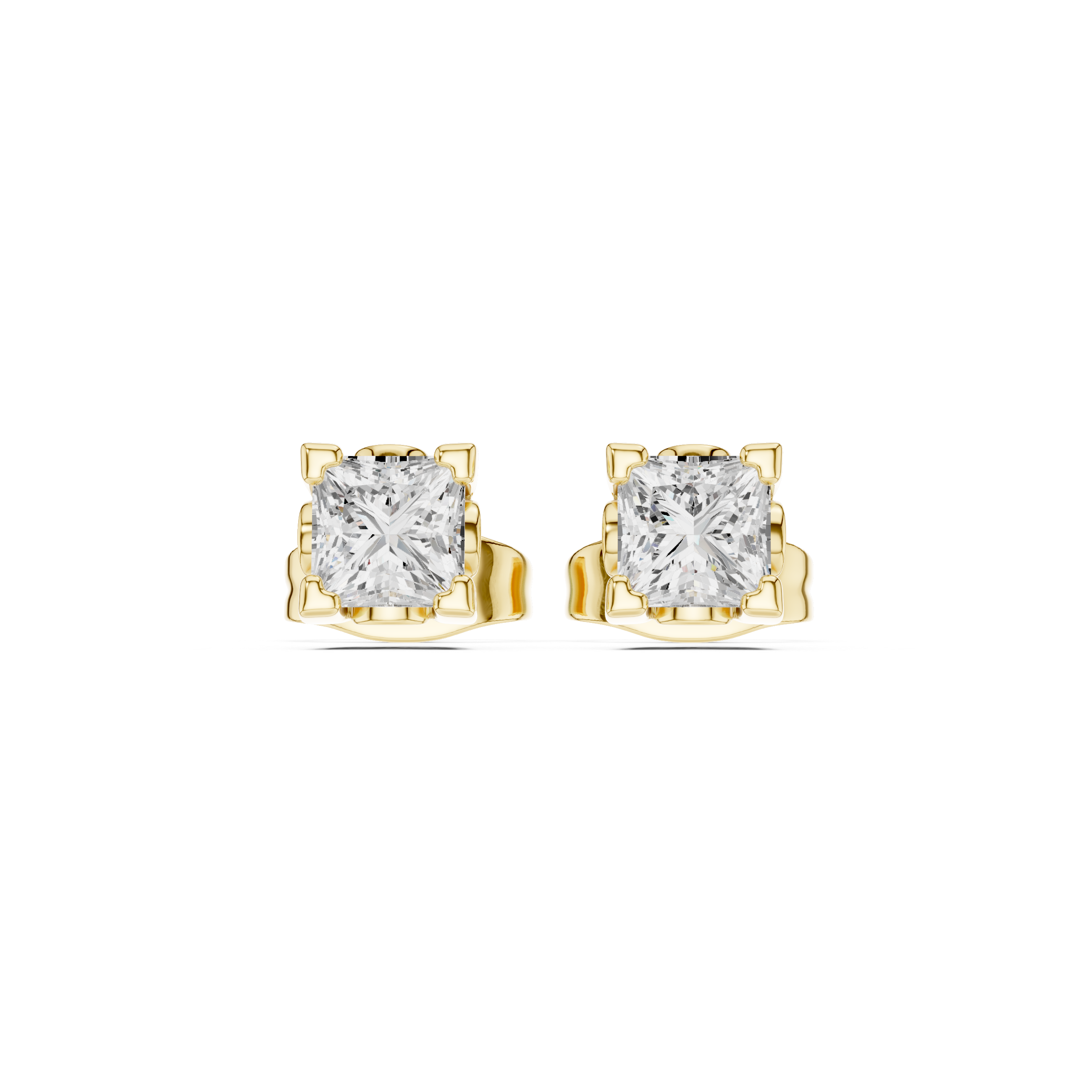 Timeless Princess Diamond Lab Grown Diamond Earrings