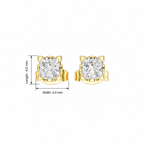 Timeless Princess Diamond Lab Grown Diamond Earrings