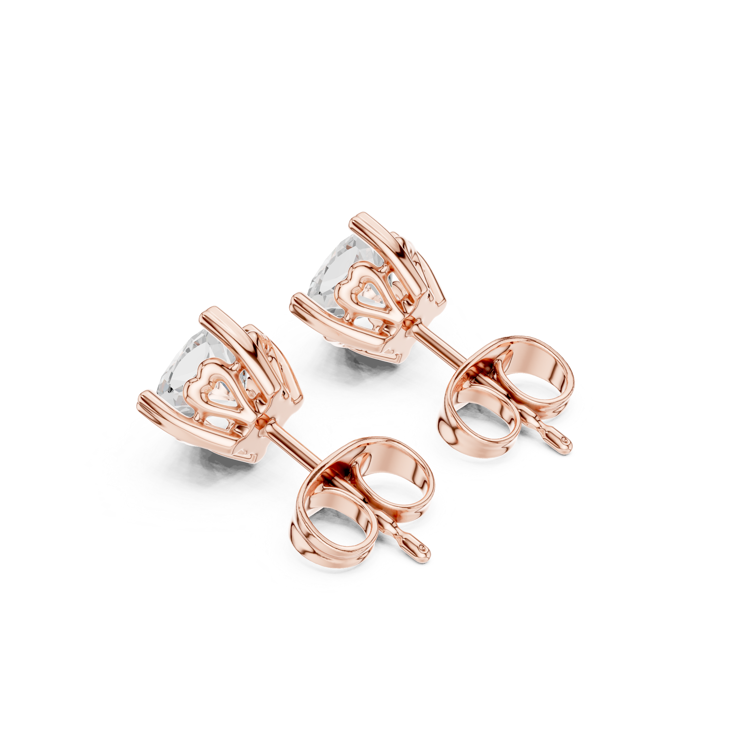 Exquisite Cushion Diamond Lab Grown Diamond Earrings