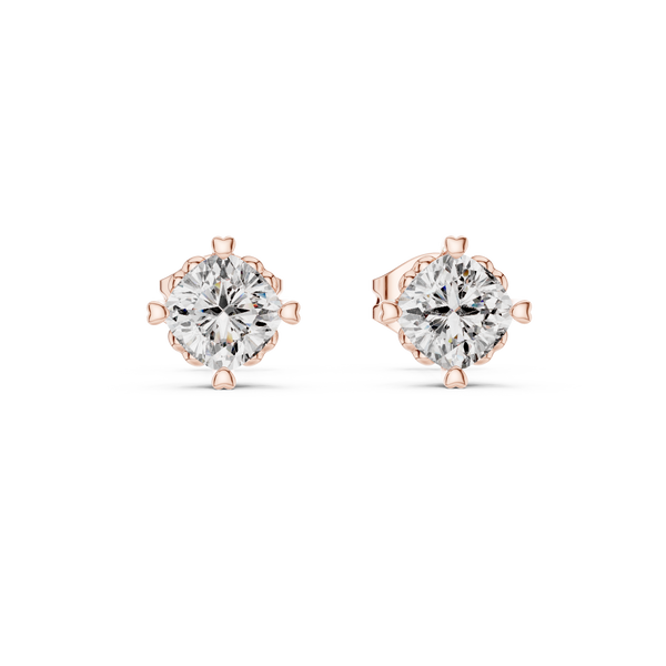 Effulgent Lab grown diamond Earrings pair