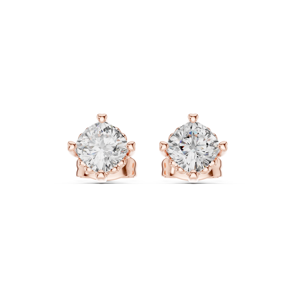 Exquisite Cushion Diamond Lab Grown Diamond Earrings