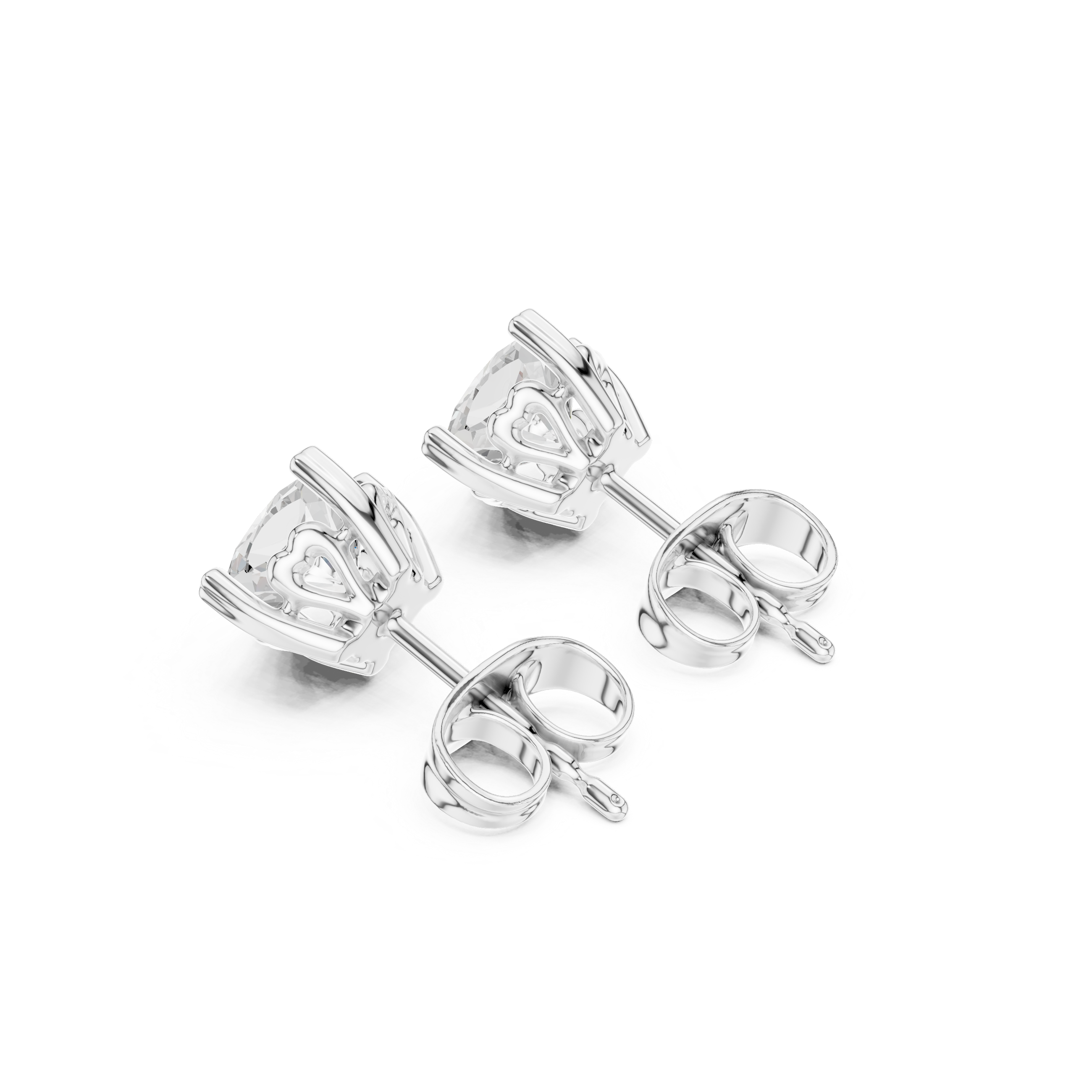 Exquisite Cushion Diamond Lab Grown Diamond Earrings