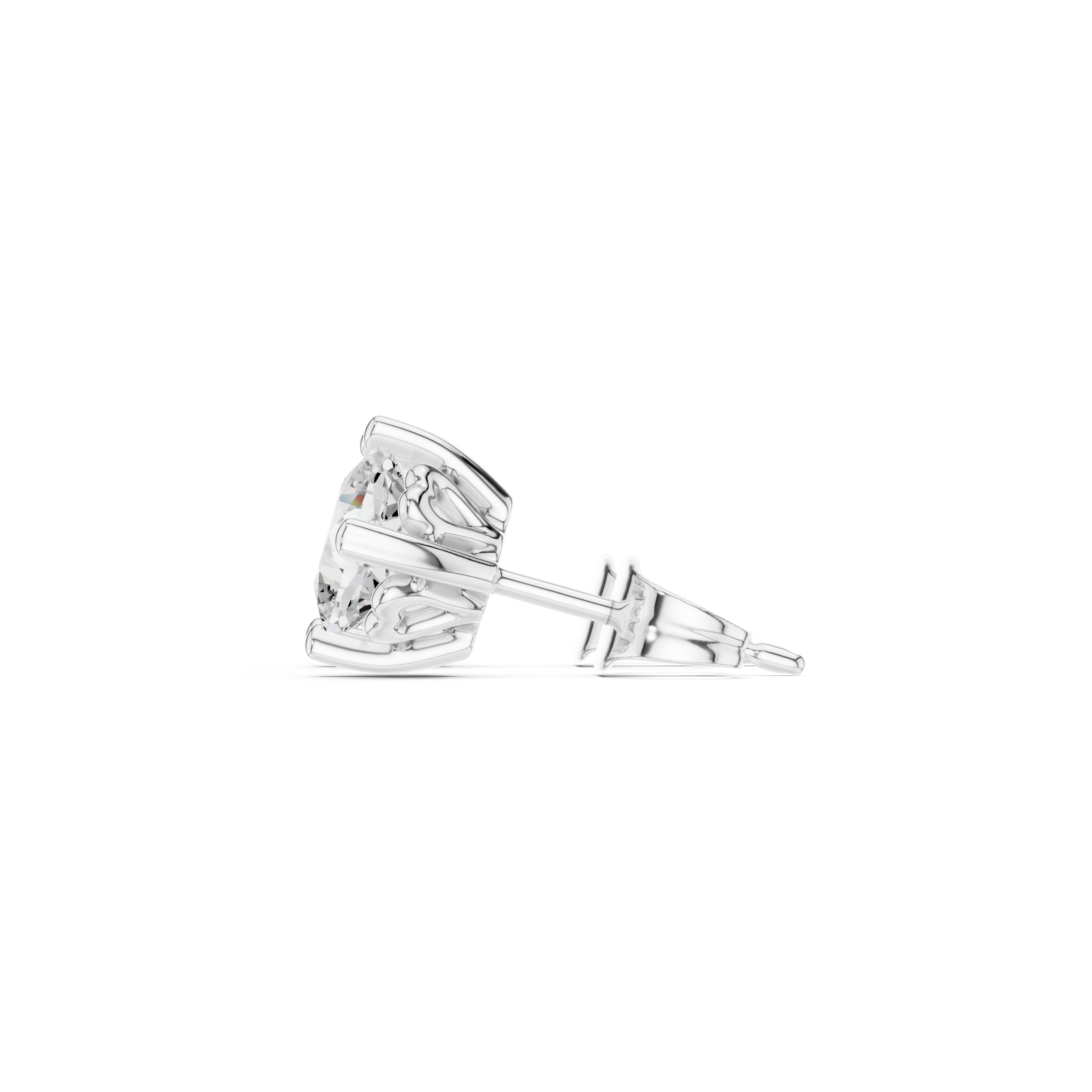 Exquisite Cushion Diamond Lab Grown Diamond Earrings