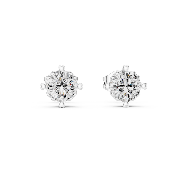 Effulgent Lab grown diamond Earrings pair