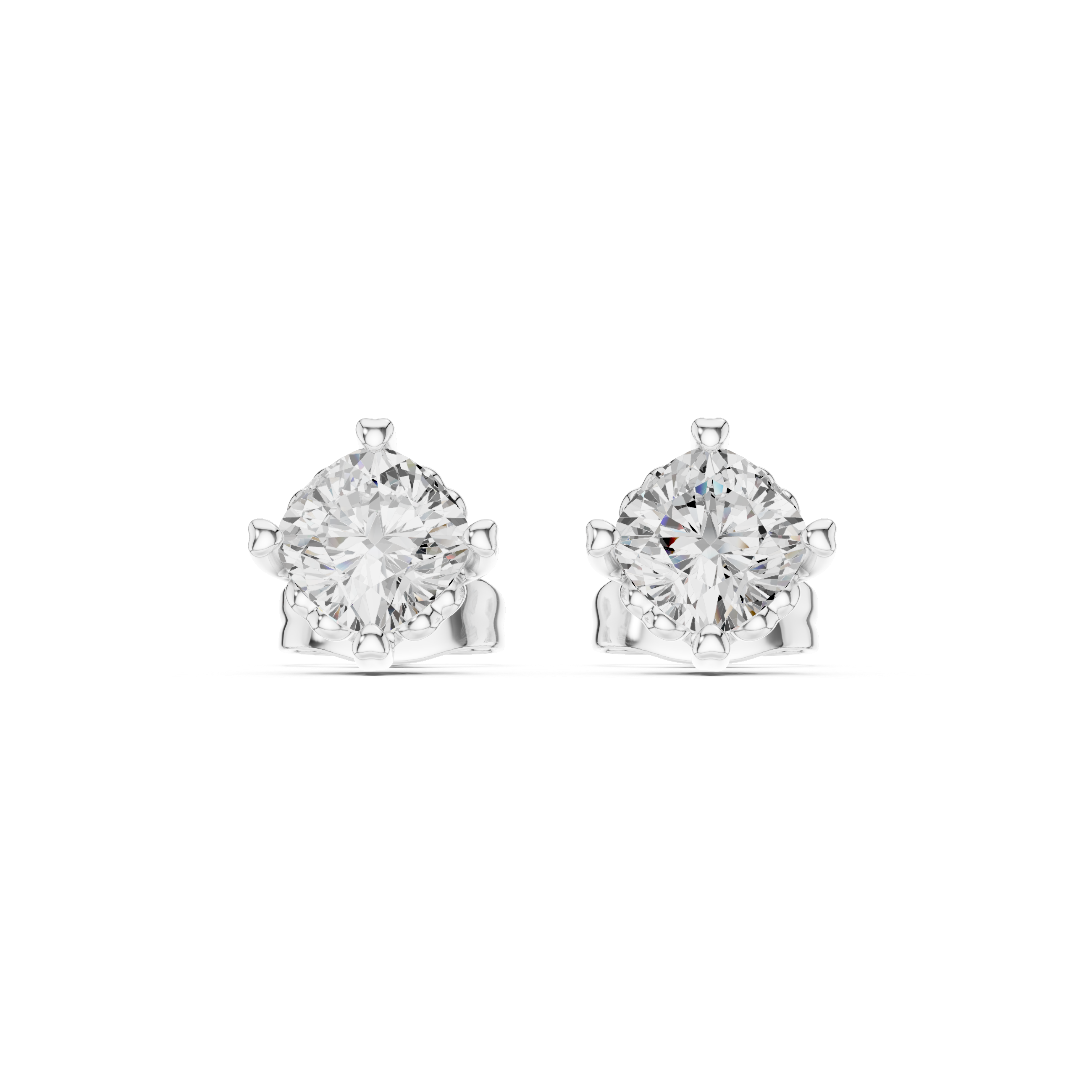 Exquisite Cushion Diamond Lab Grown Diamond Earrings