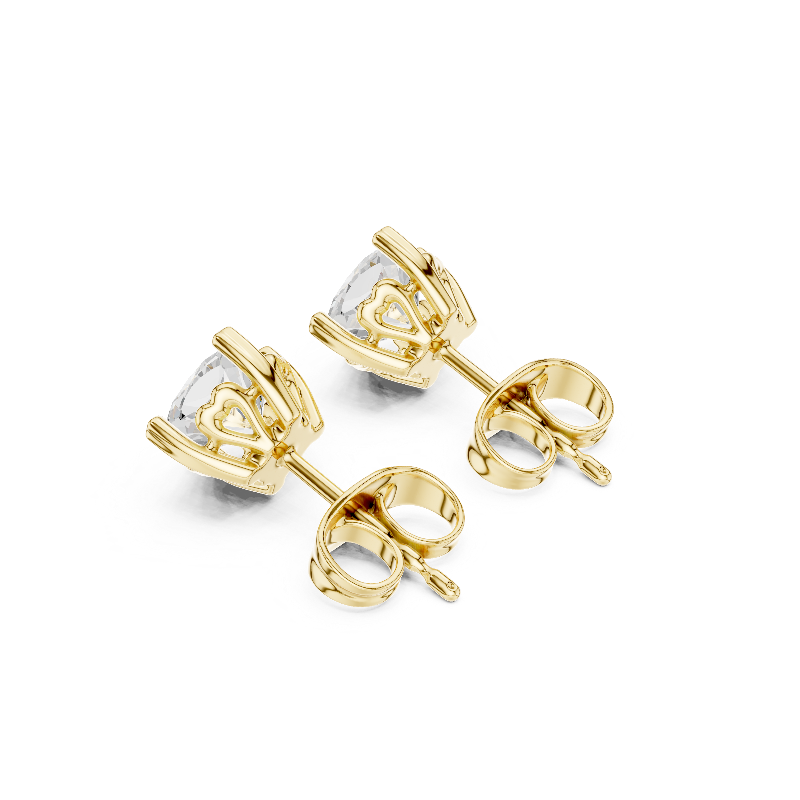 Exquisite Cushion Diamond Lab Grown Diamond Earrings