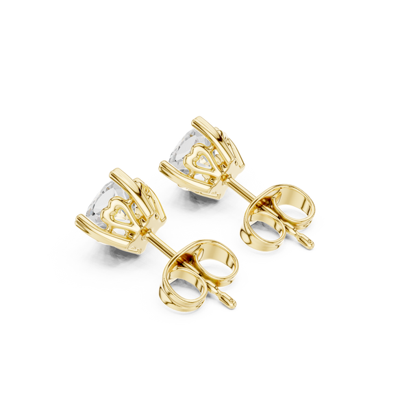 Exquisite Cushion Diamond Lab Grown Diamond Earrings