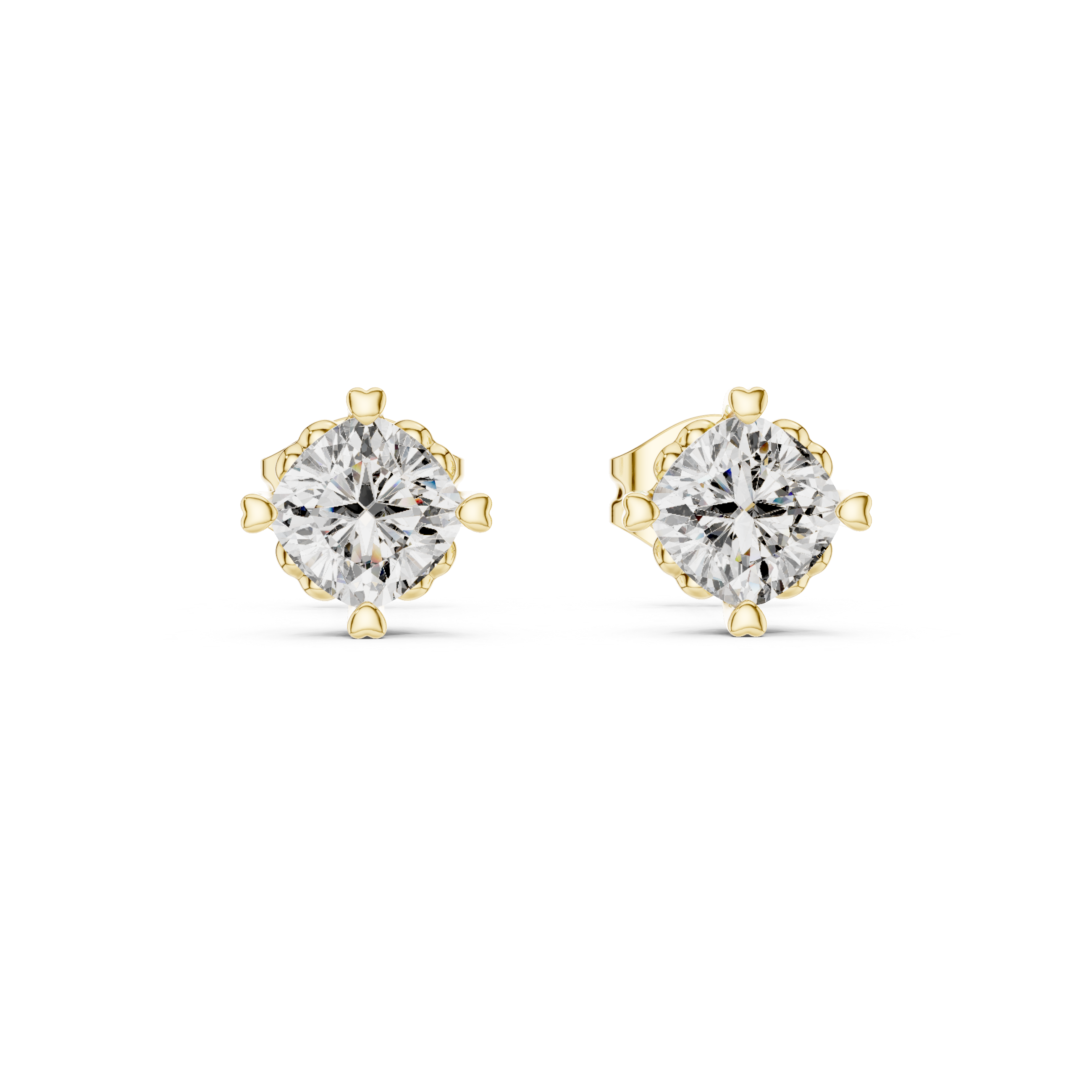 Effulgent Lab grown diamond Earrings pair