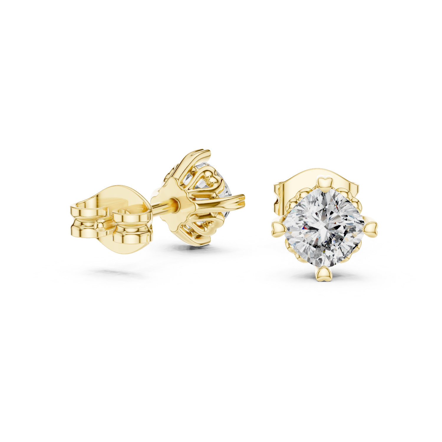 Effulgent Lab grown diamond Earrings pair