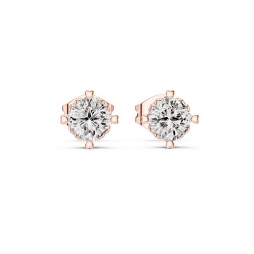 Sunlit Lab grown diamond Earrings motif