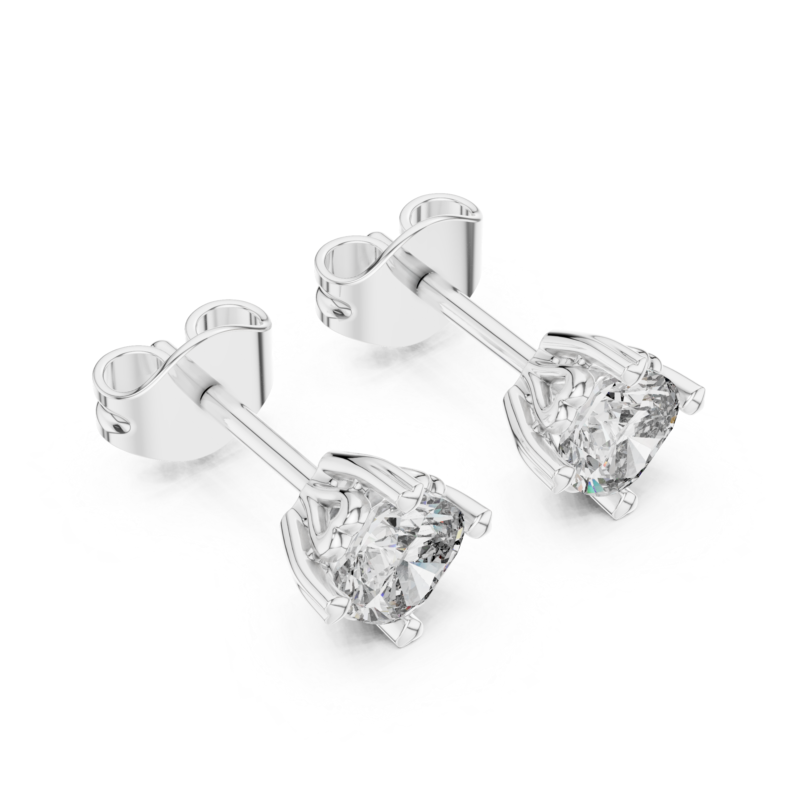 Sunlit Lab grown diamond Earrings motif