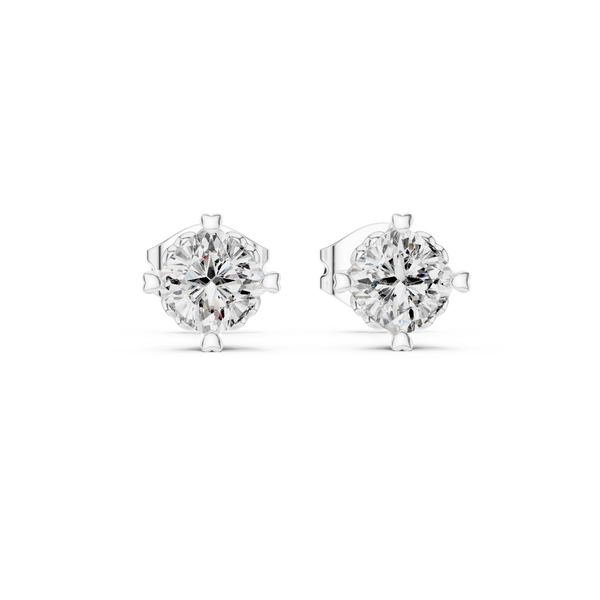 Sunlit Lab grown diamond Earrings motif