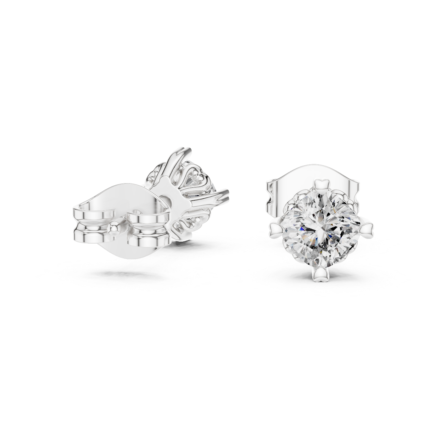 Sunlit Lab grown diamond Earrings motif