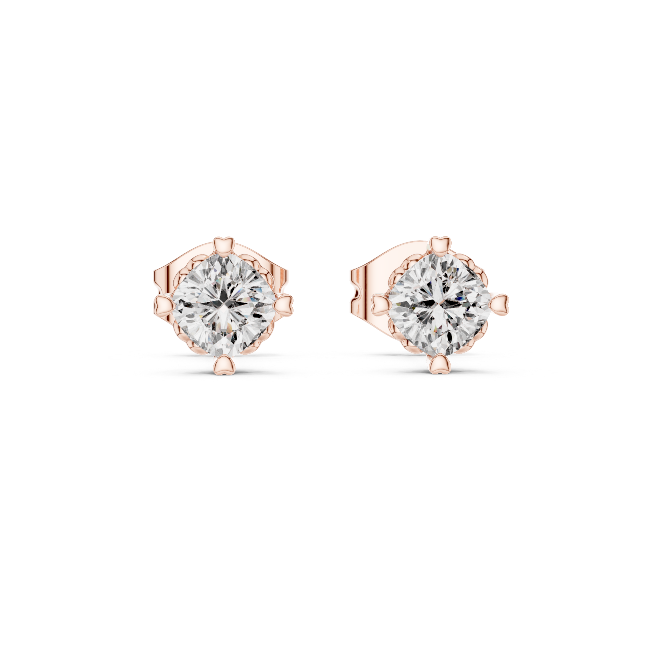 Scintillant Lab grown diamond Earrings design