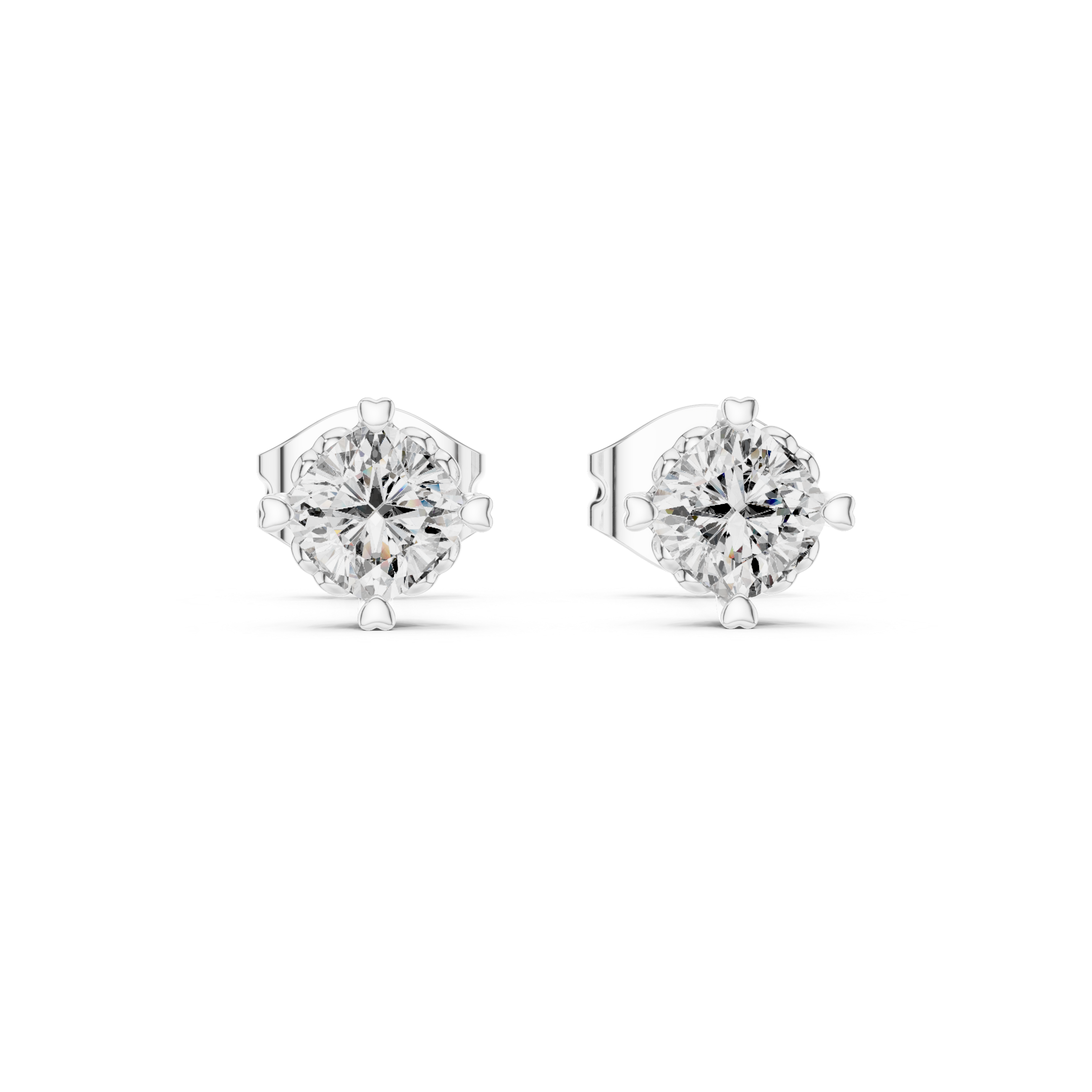 Scintillant Lab grown diamond Earrings design