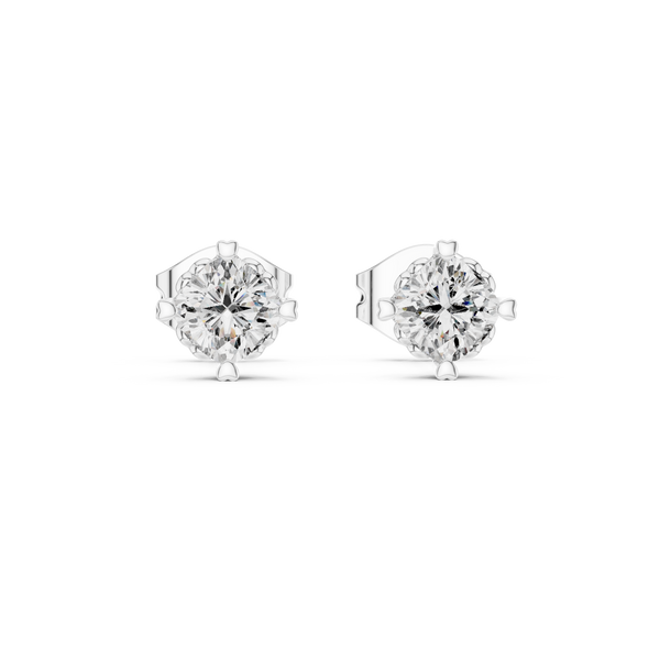 Scintillant Lab grown diamond Earrings design