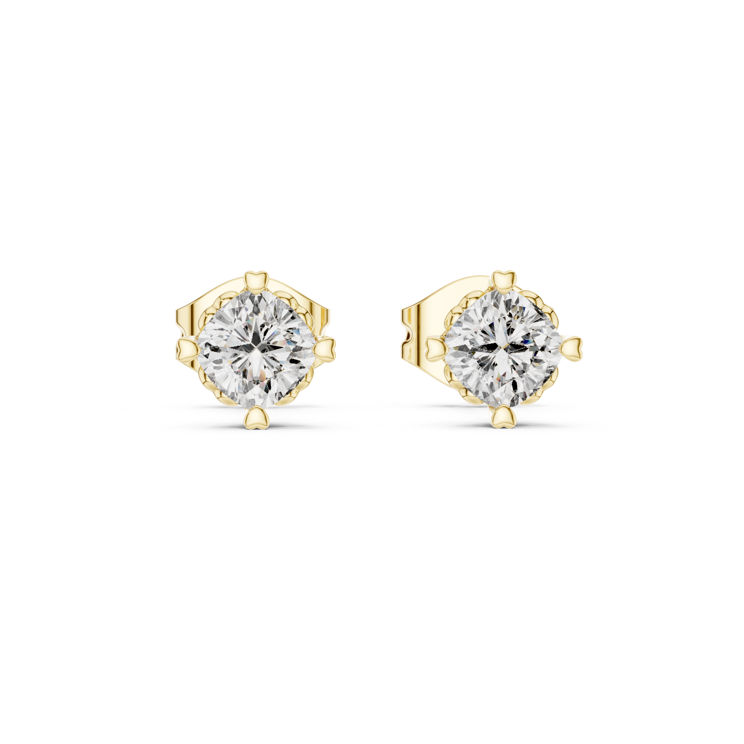 Scintillant Lab grown diamond Earrings design