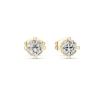 Scintillant Lab grown diamond Earrings design