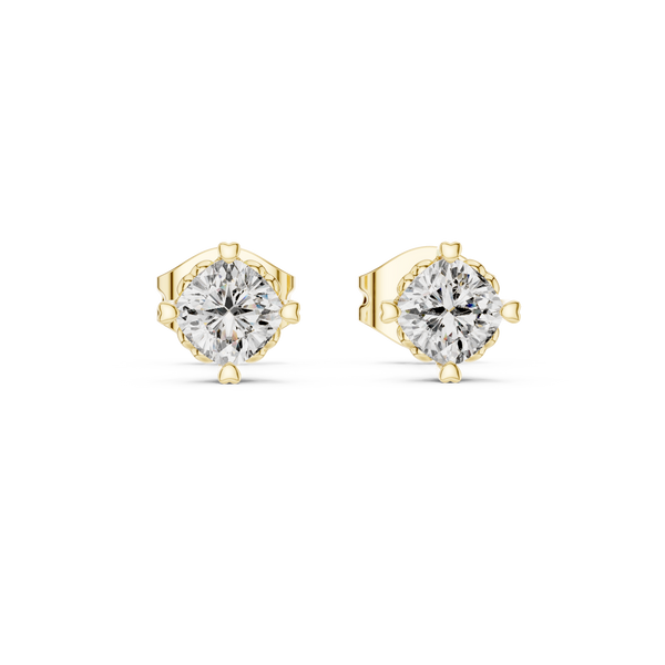 Scintillant Lab grown diamond Earrings design