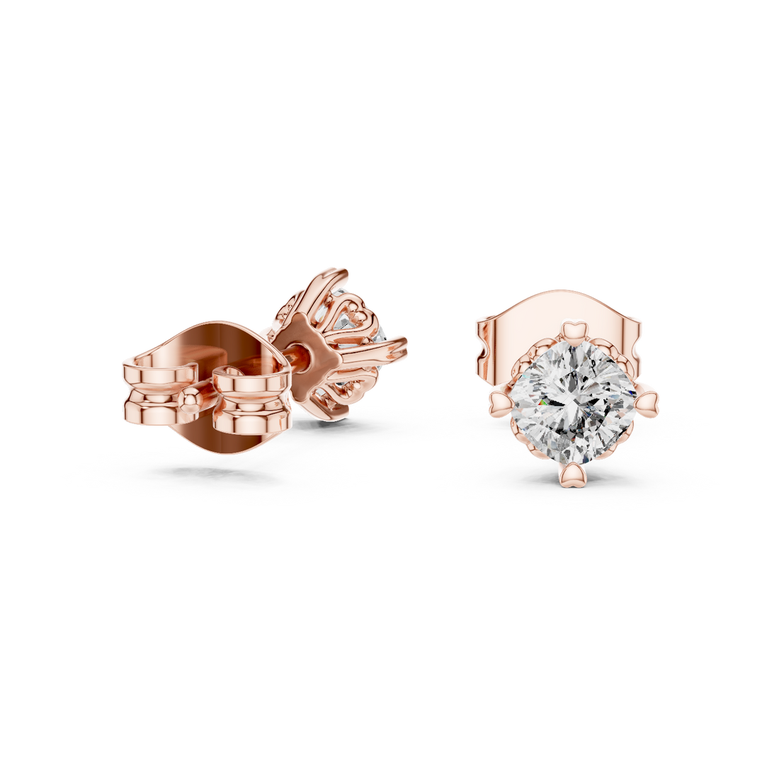 Scintillant Lab grown diamond Earrings design