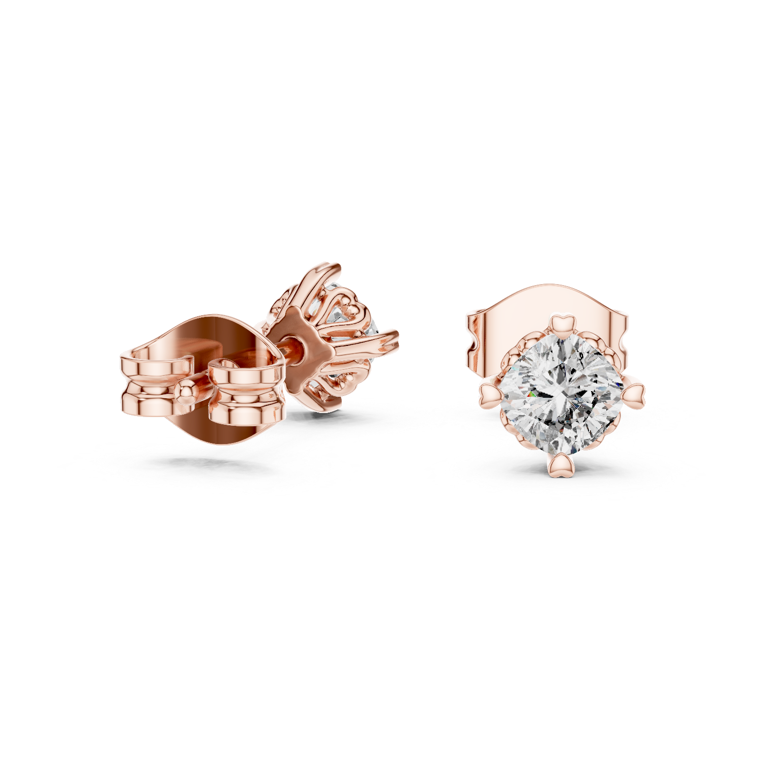 Scintillant Lab grown diamond Earrings design