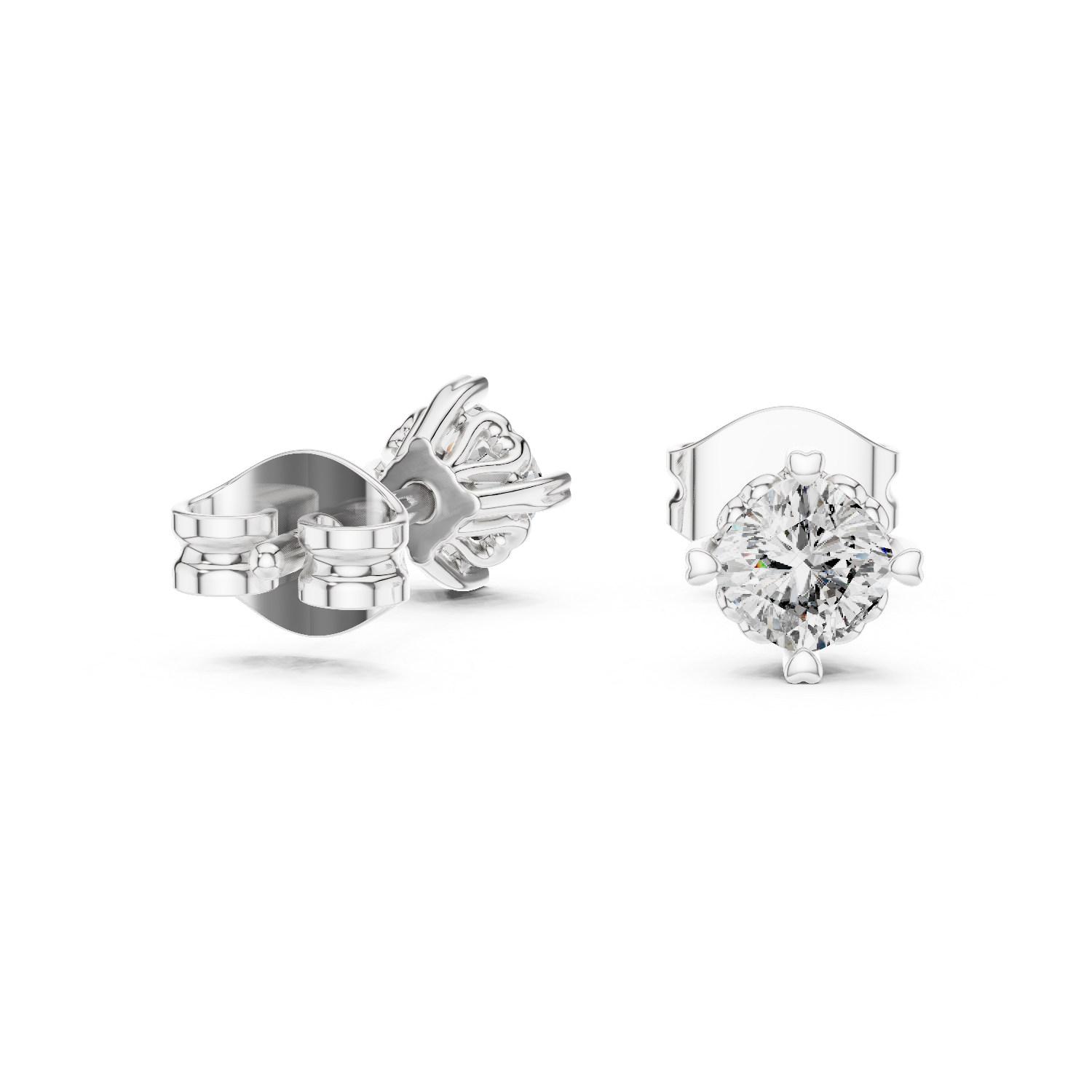 Scintillant Lab grown diamond Earrings design
