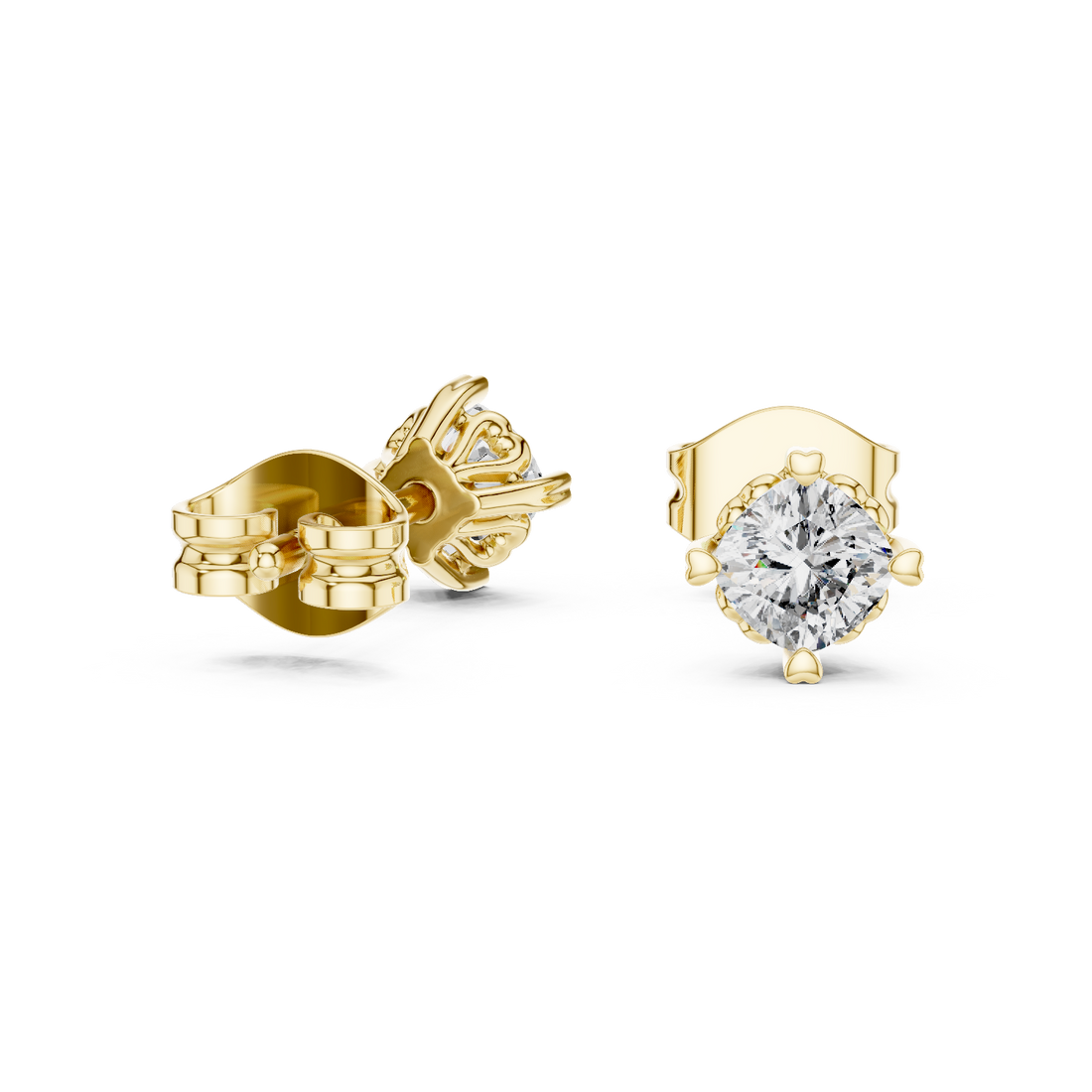 Scintillant Lab grown diamond Earrings design