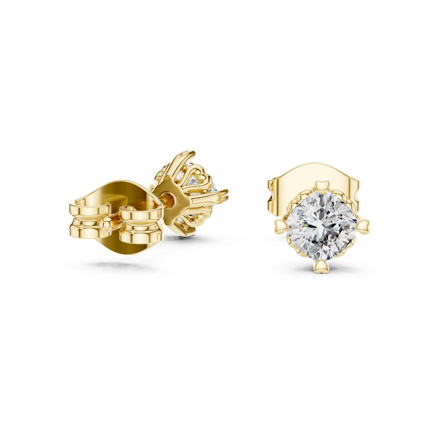 Scintillant Lab grown diamond Earrings design