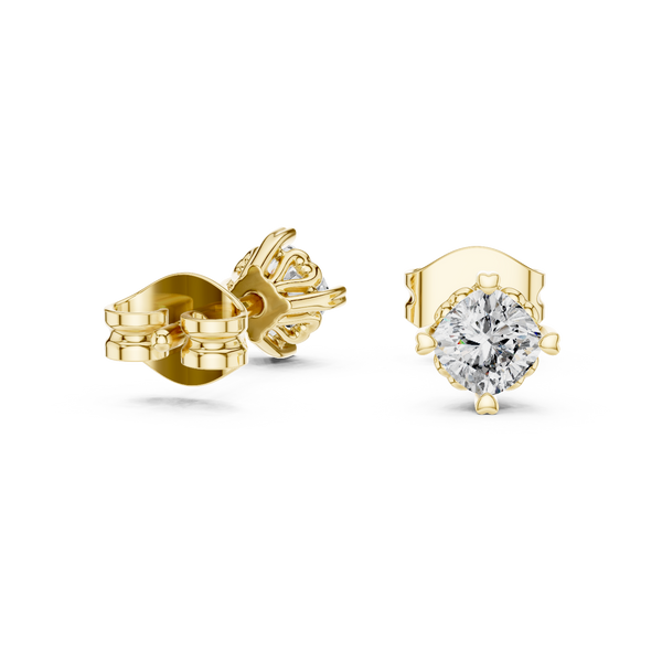Scintillant Lab grown diamond Earrings design