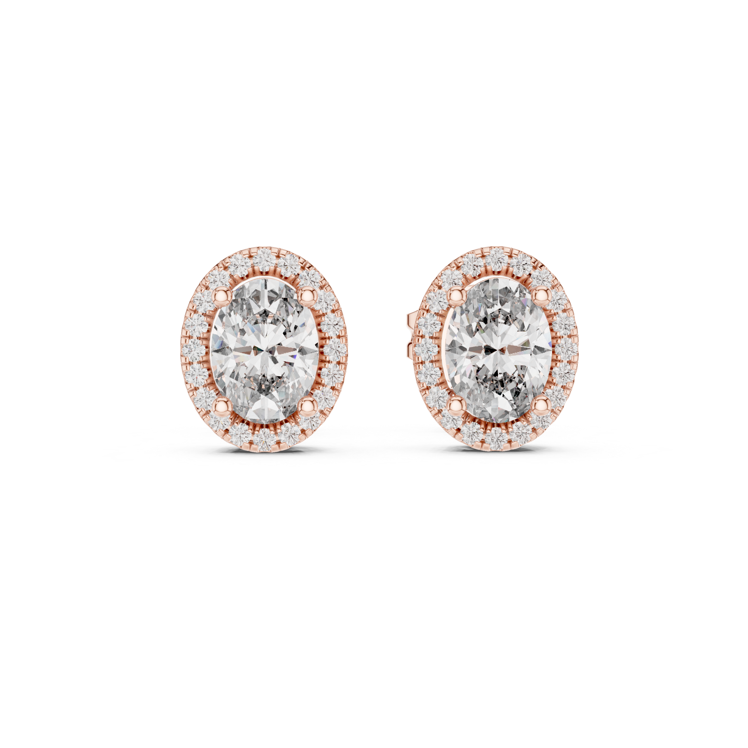 Radiance Lab grown diamond Earrings pair