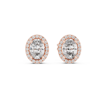 Radiance Lab grown diamond Earrings pair