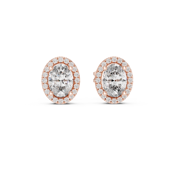 Radiance Lab grown diamond Earrings pair