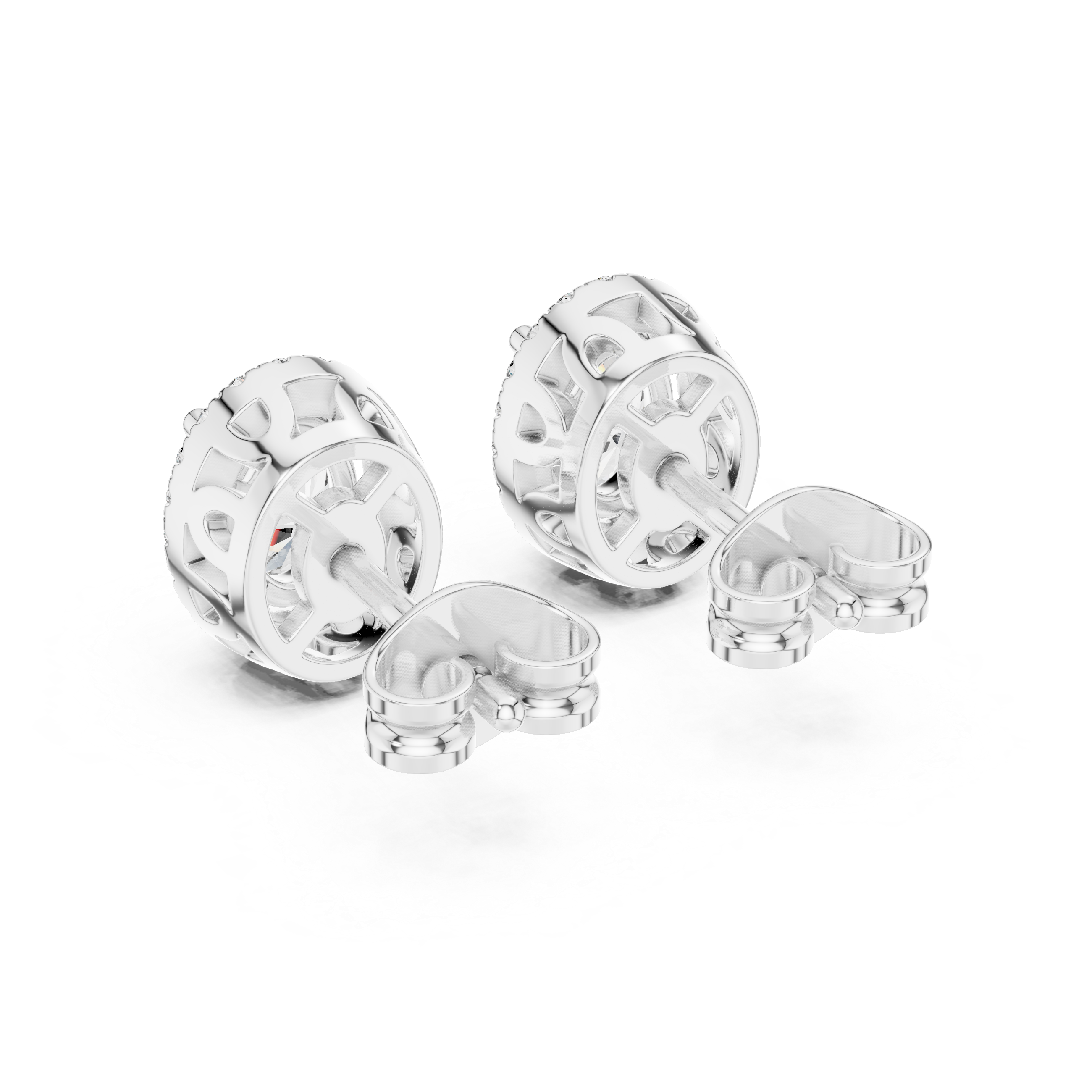 Radiance Lab grown diamond Earrings pair