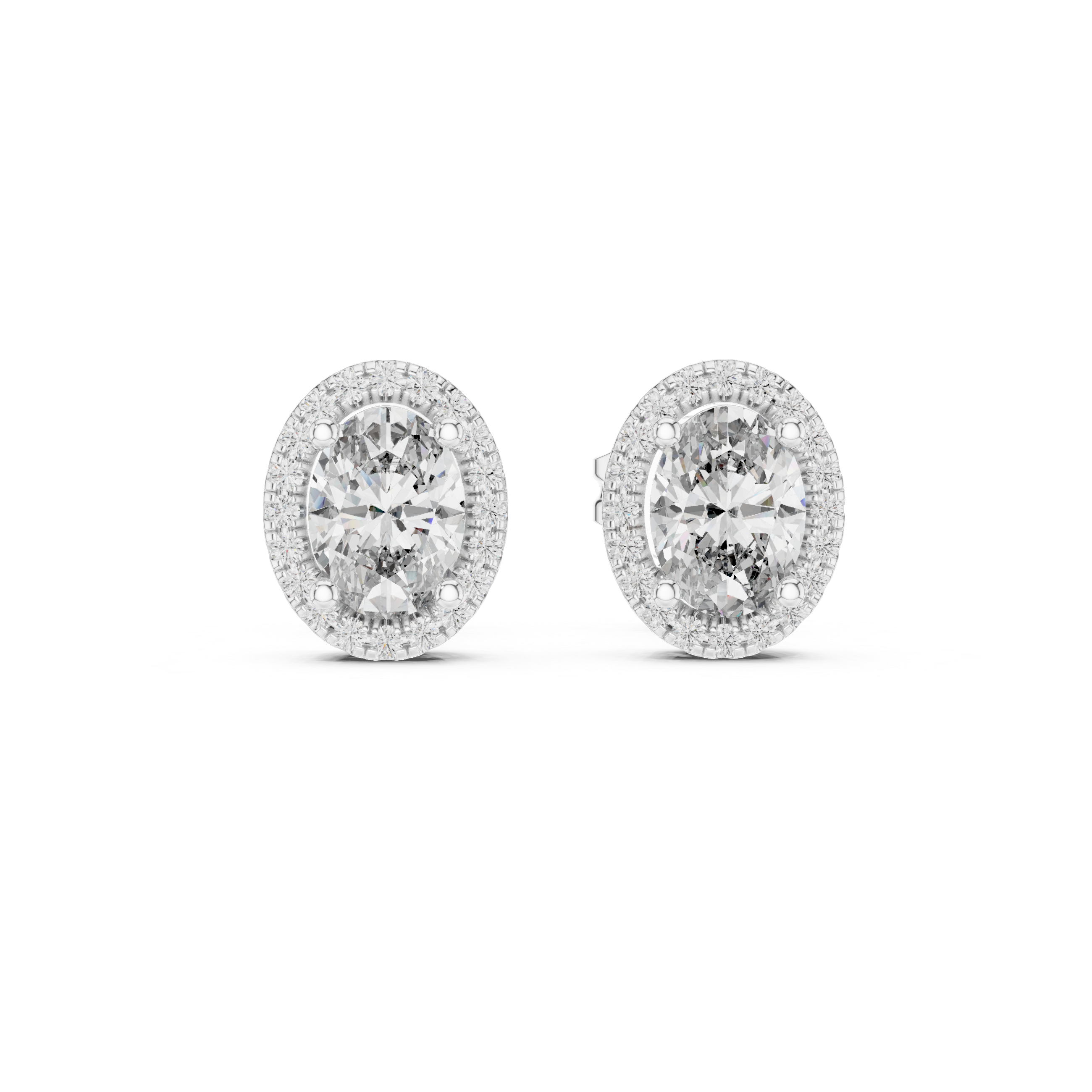 Radiance Lab grown diamond Earrings pair
