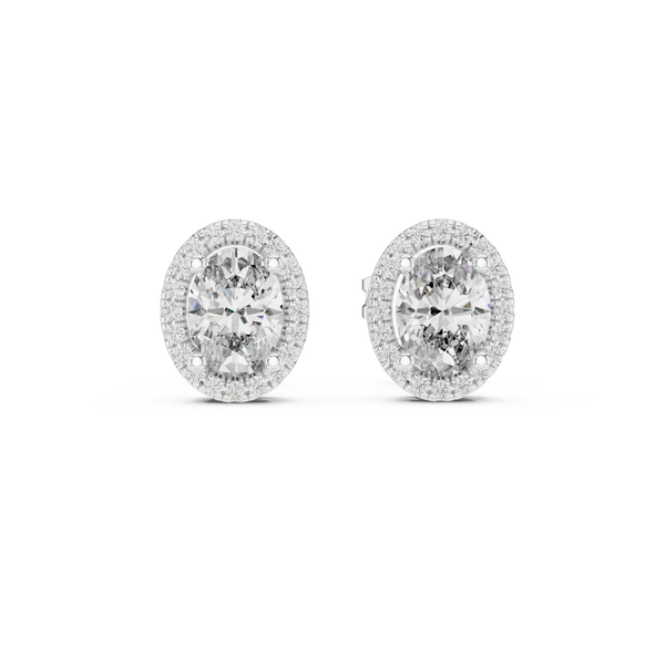 Radiance Lab grown diamond Earrings pair