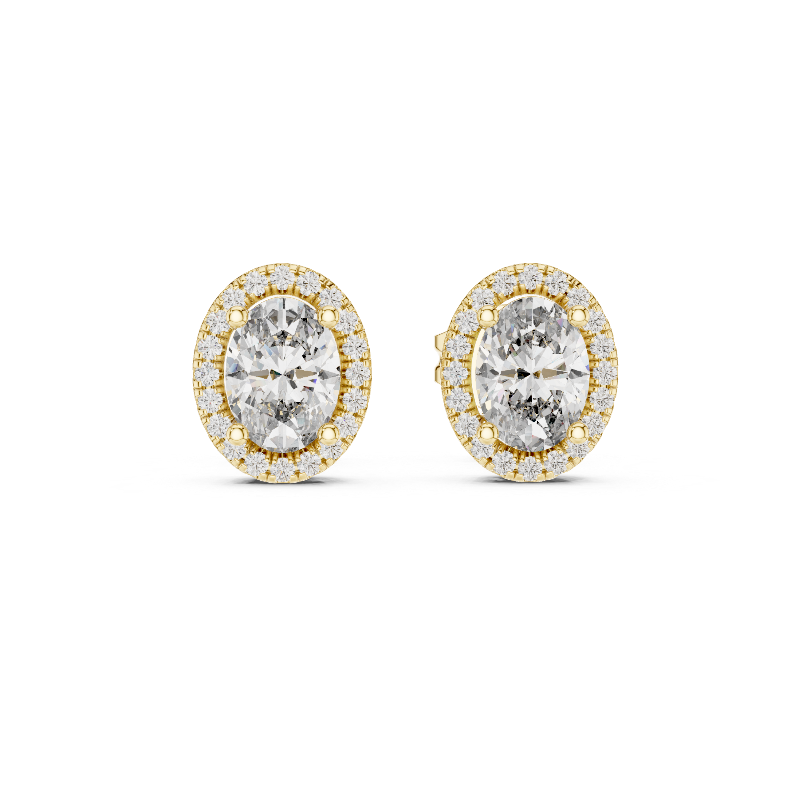 Radiance Lab grown diamond Earrings pair