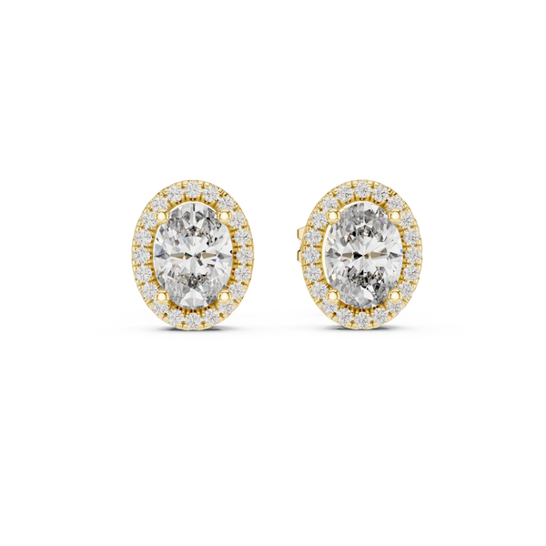 Radiance Lab grown diamond Earrings pair