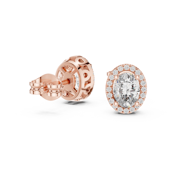 Radiance Lab grown diamond Earrings pair