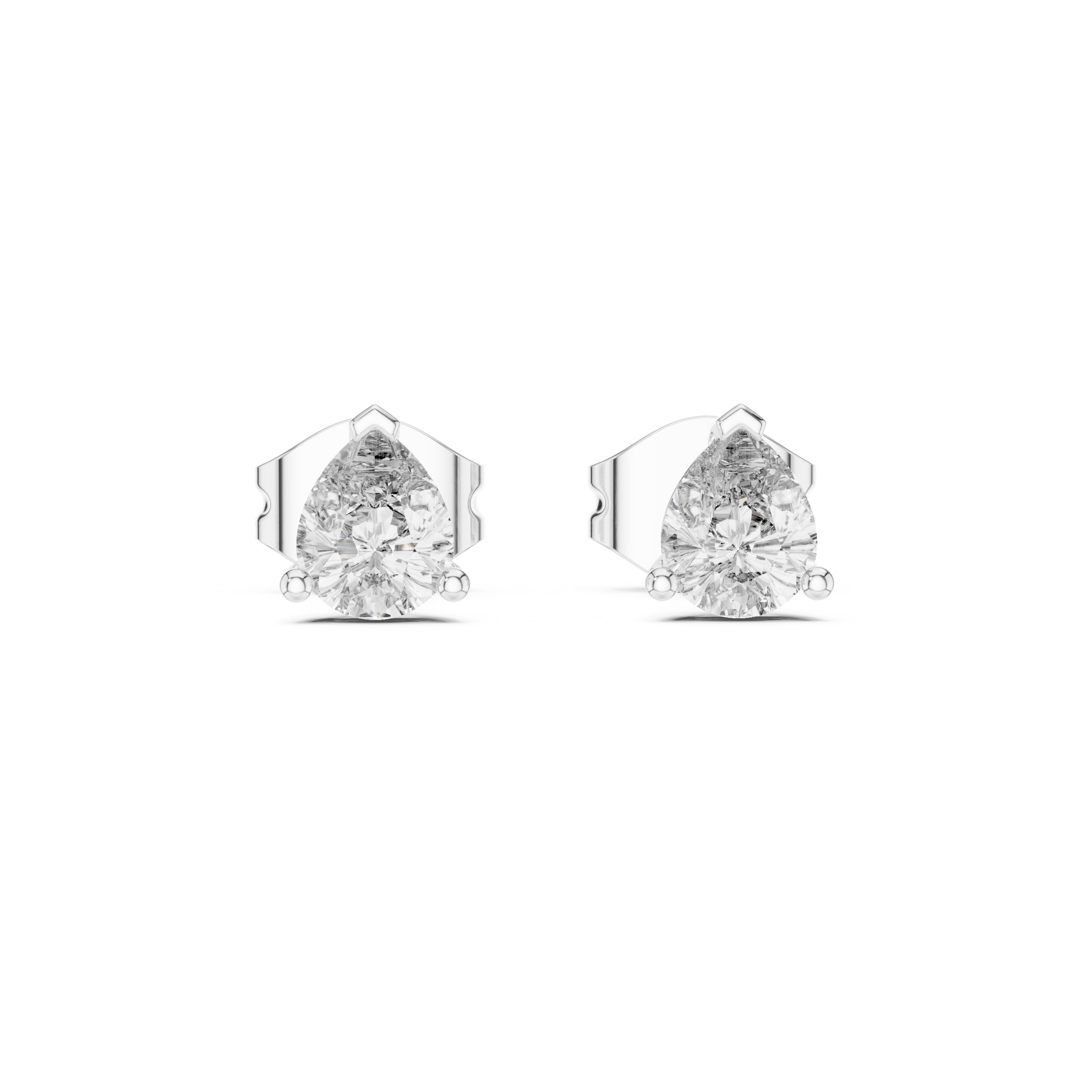 Luminescent Lab grown diamond Earrings motif