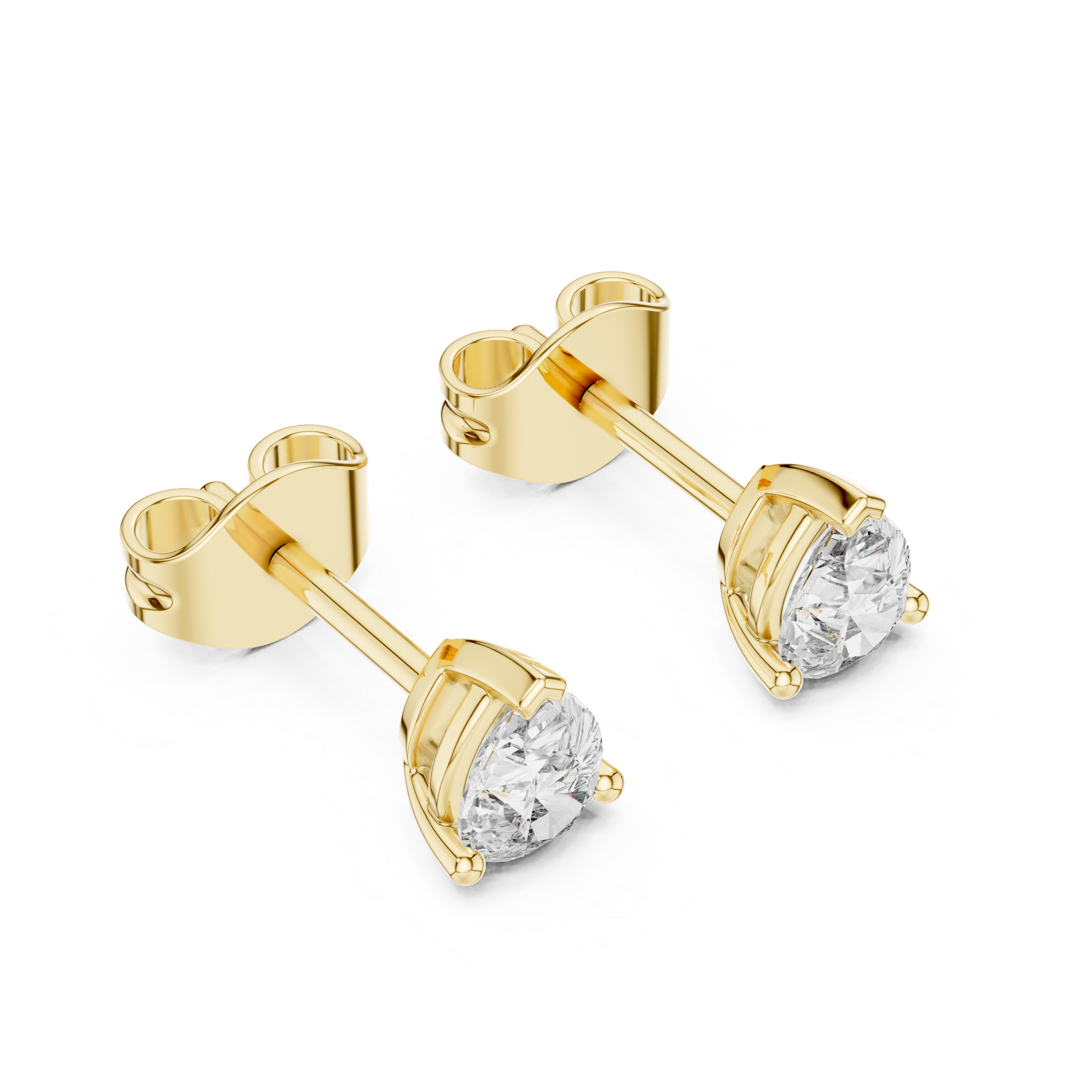 Luminescent Lab grown diamond Earrings motif