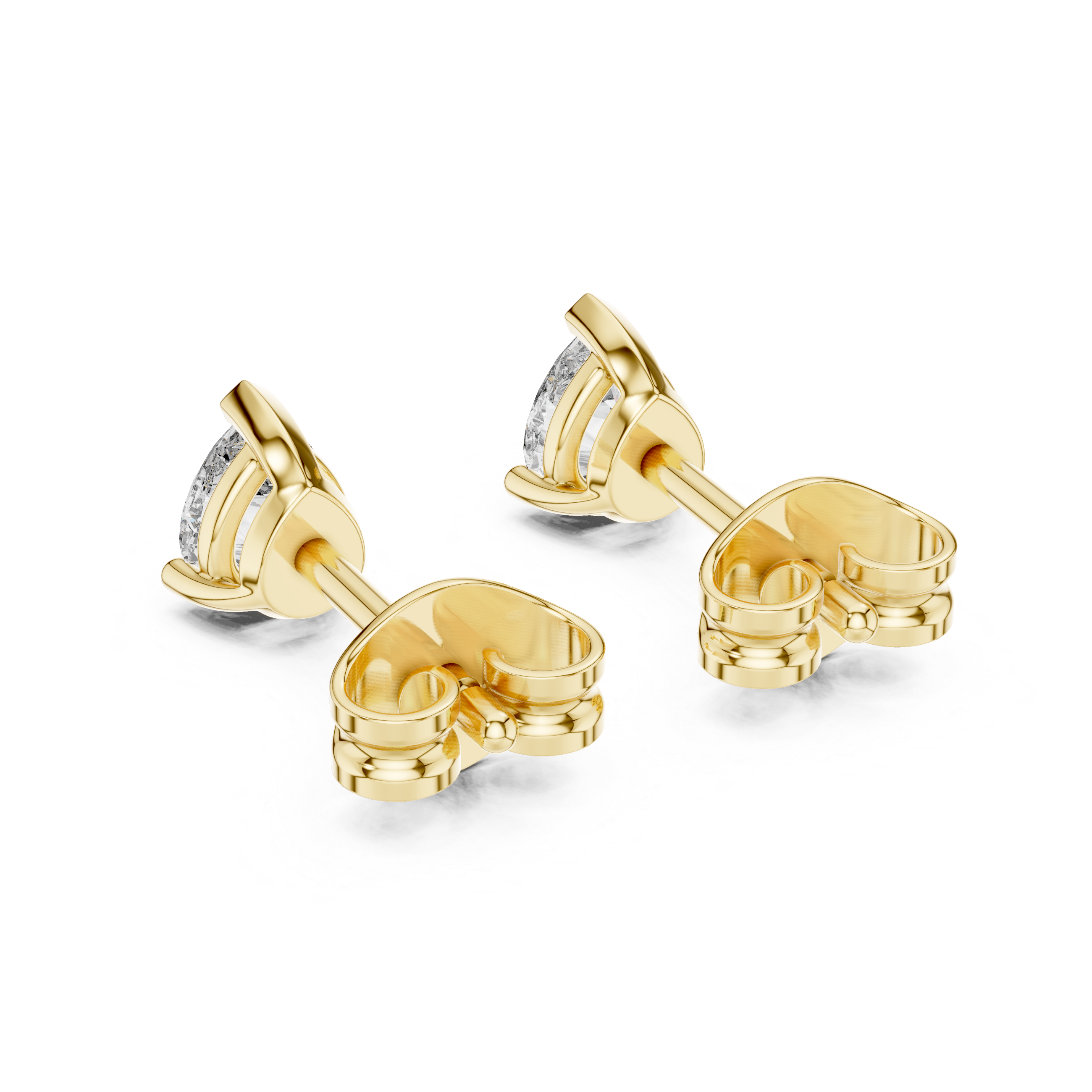 Luminescent Lab grown diamond Earrings motif