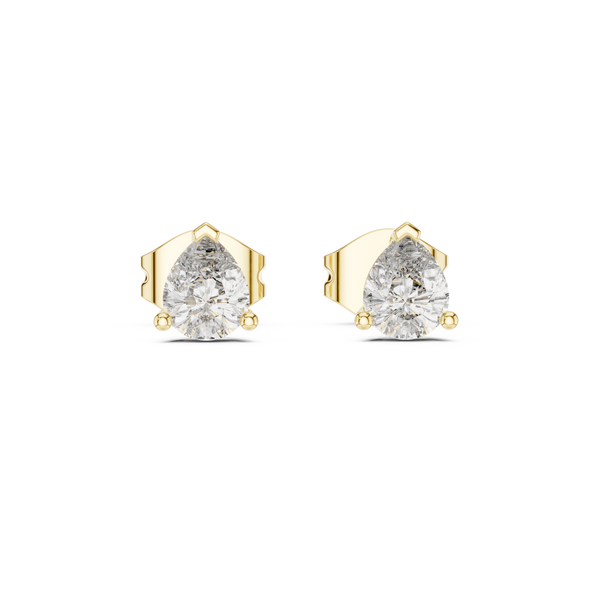 Luminescent Lab grown diamond Earrings motif