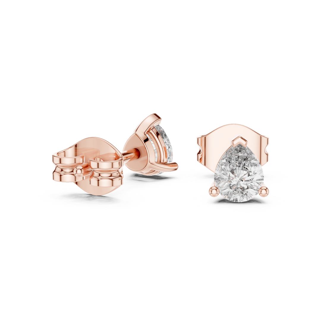 Luminescent Lab grown diamond Earrings motif