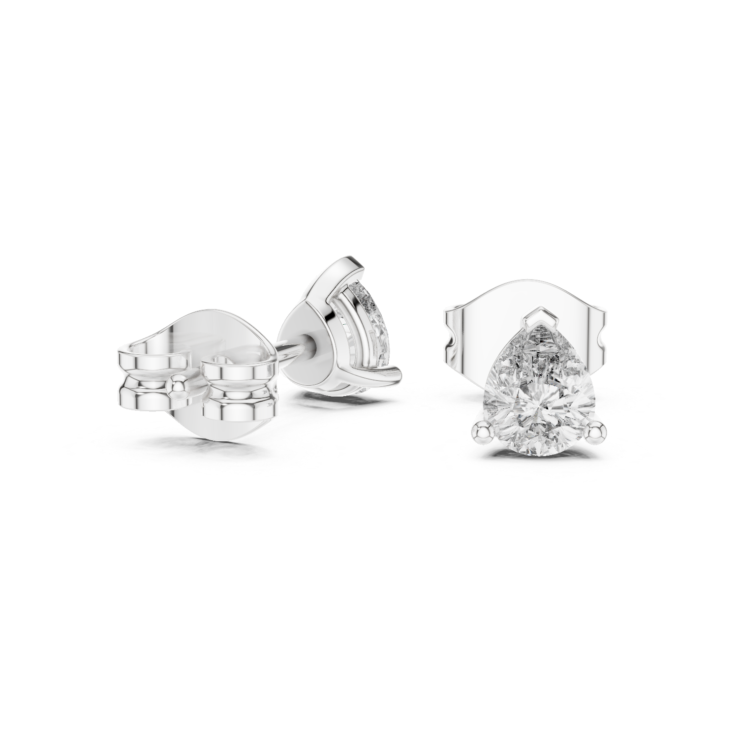 Luminescent Lab grown diamond Earrings motif
