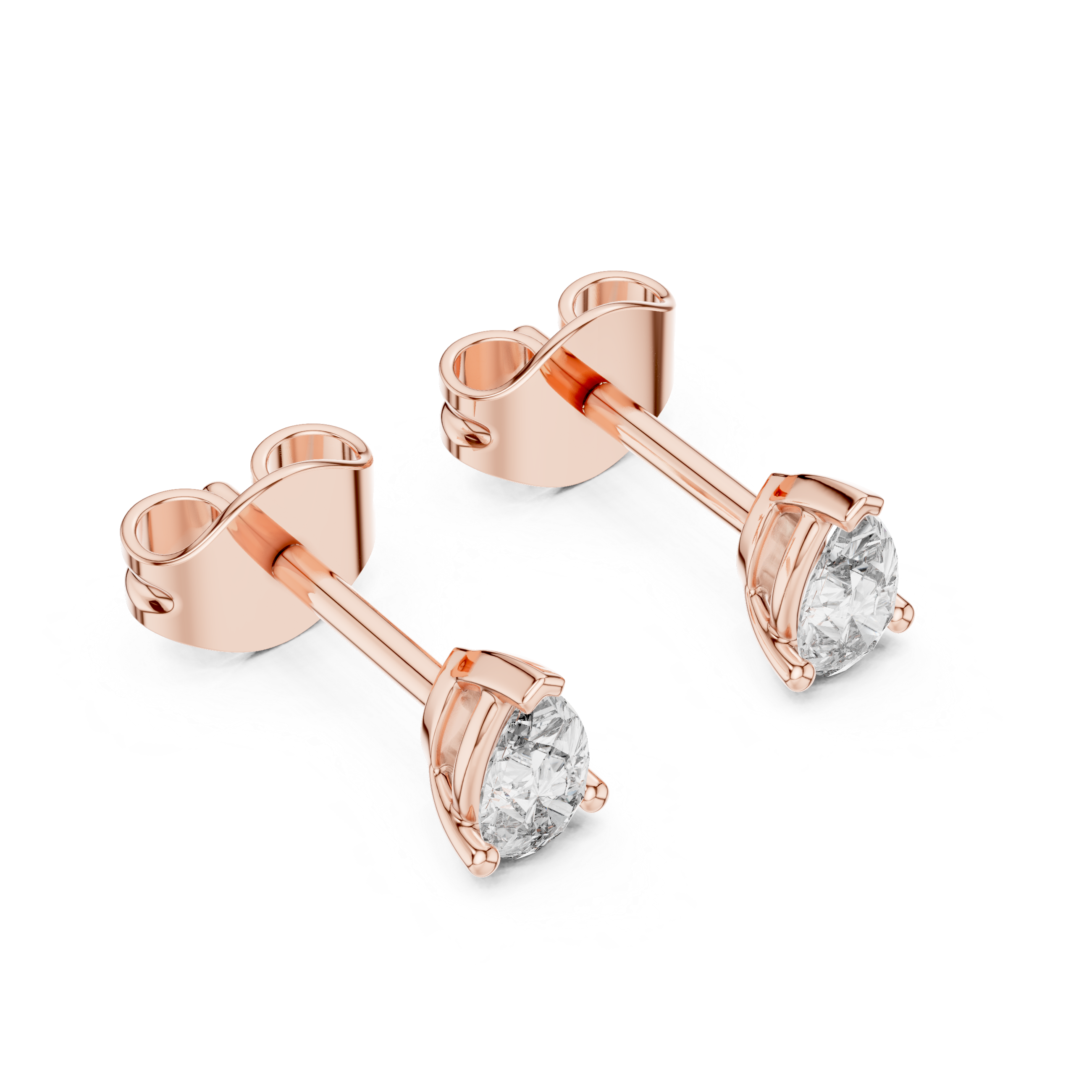 Bedazzling Lab grown diamond Earrings set