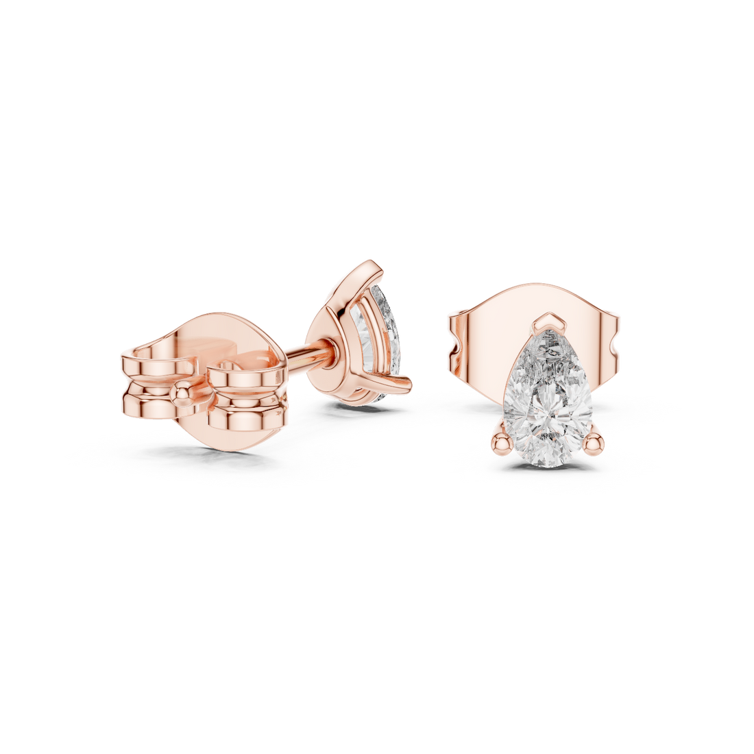 Bedazzling Lab grown diamond Earrings set